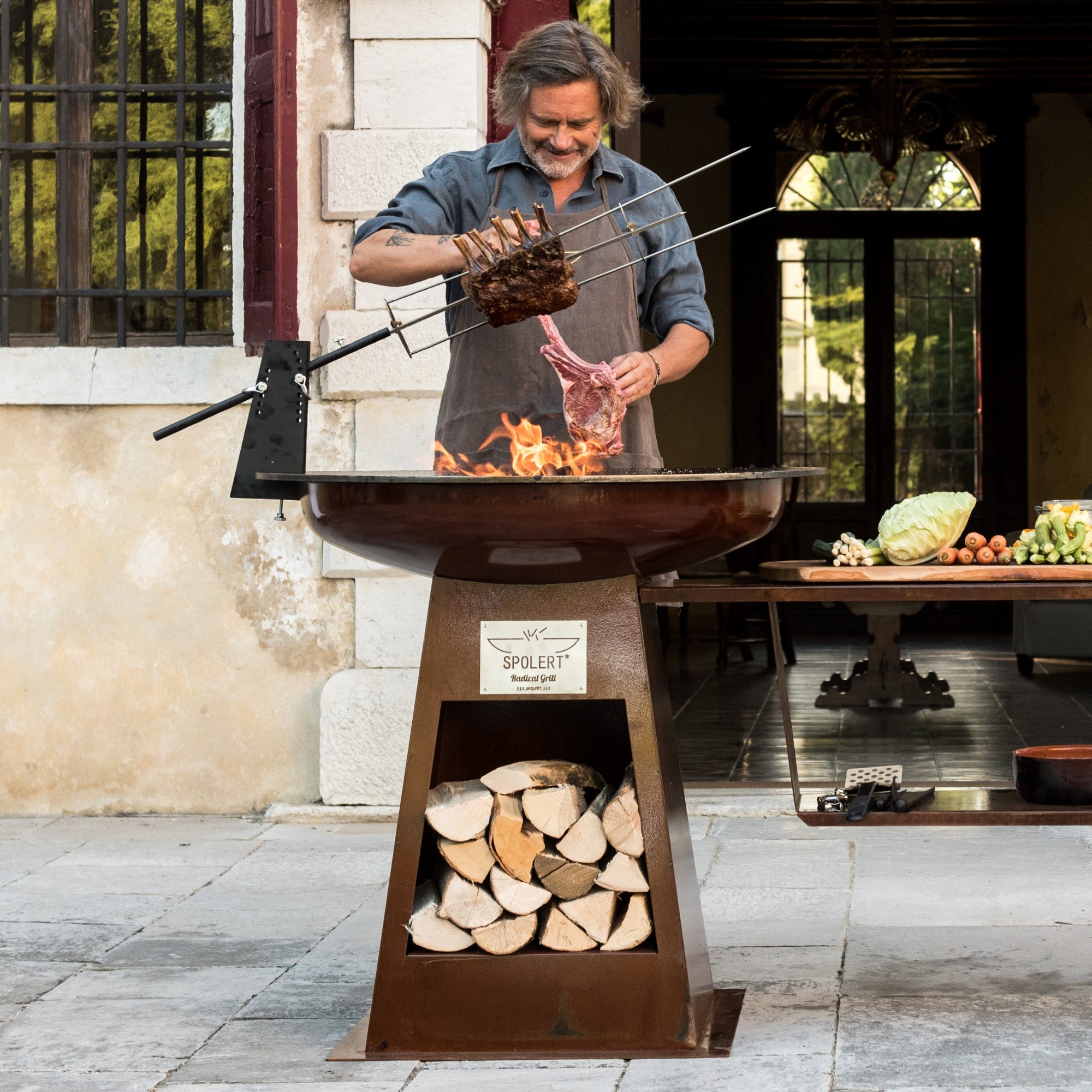 Spiedo manuale